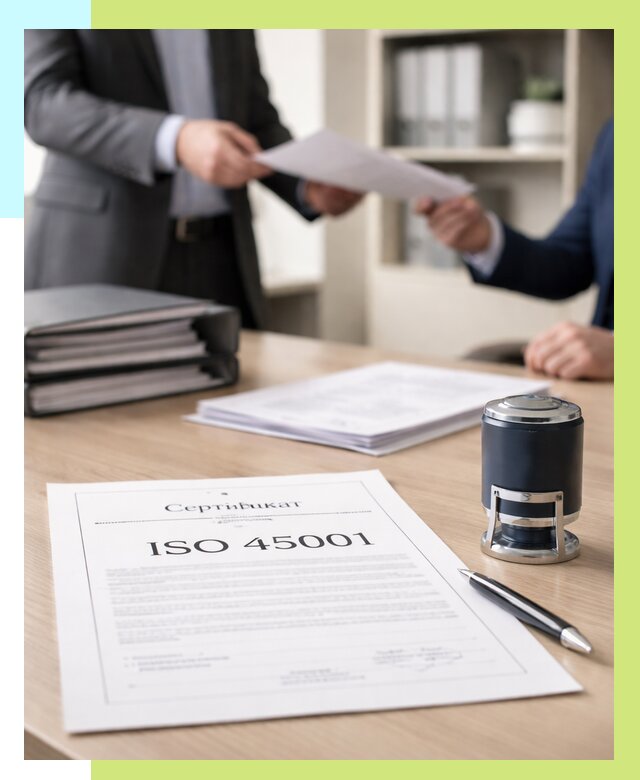 Сертификат ISO 45001 в Клинцах под ключ от 46782 р. | Сертэкс